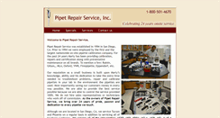 Desktop Screenshot of pipet-repair.com